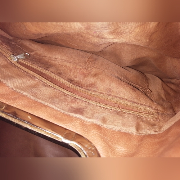 🐘 ALDO brown crossbody/handbag with fringe - Picture 8 of 8